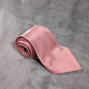 Donald J Trump Signature Collection Mens Pink Silk Necktie